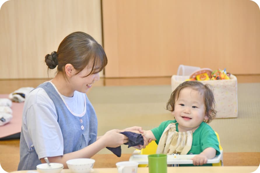 一人ひとりに寄り添う、丁寧な保育を大事にしています!